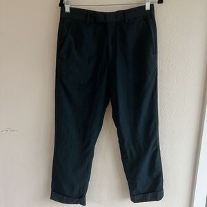 Gucci Uniform Navy Blue Dress Pants Trousers Size 40 US 30 Wool Mohair Career